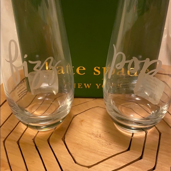 kate spade Dining Kate Spade Stemless Flute Poshmark